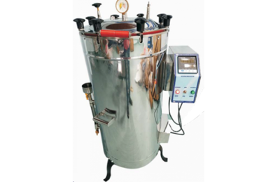 Vertical Autoclave 16X24 with Pressure & Water cutoff (Automatic) – Digital Display