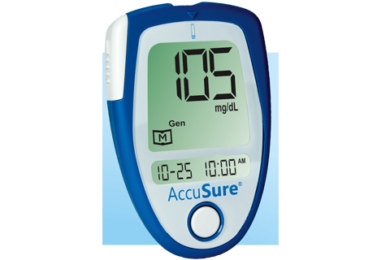 AccuSure Blood Glucose Monitor Simple